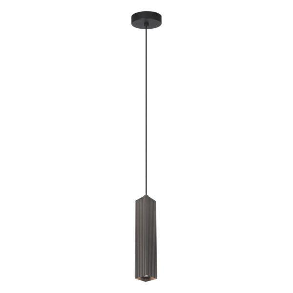 Pendant lamp Lux Tecno – modern pendant lamp in brown and steel