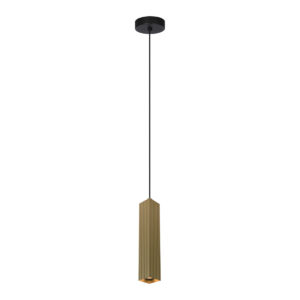 Pendant lamp Lux Tecno – modern pendant lamp in gold and steel