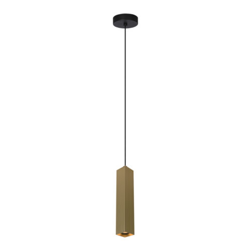 Pendant lamp Lux Tecno – modern pendant lamp in gold and steel