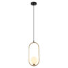 Pendant lamp Lux Lupus – modern pendant lamp in antique brown