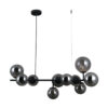 Pendant lamp Lux Frontera – modern pendant lamp in satin black and steel