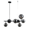 Pendant lamp Lux Frontera – modern pendant lamp in satin black and steel