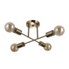 Pendant lamp Lux Formio – modern pendant lamp in honey brass and steel