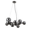 Pendant lamp Lux Canello – modern pendant lamp in black chrome and steel