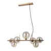 Pendant lamp Lux Canello – modern pendant lamp in honey brass and steel