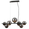 Pendant lamp Lux Canello 5w – modern pendant lamp in black chrome and steel