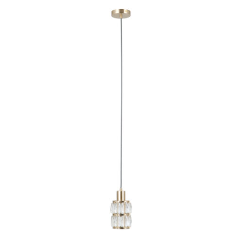 Pendant lamp Lux Alma – modern pendant lamp in gold and steel