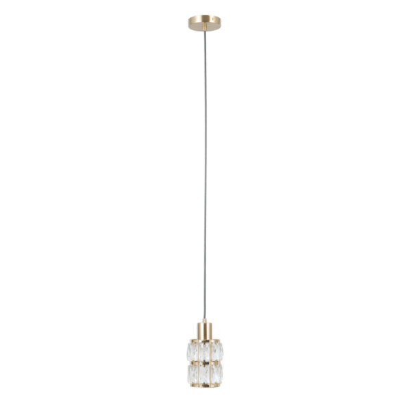 Pendant lamp Lux Alma – modern pendant lamp in gold and steel