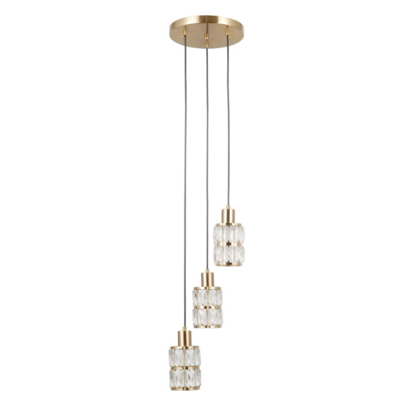Pendant lamp Lux Alma 40w – modern pendant lamp in gold and steel