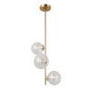 Pendant lamp Lux Toledo – modern pendant lamp in gold and steel