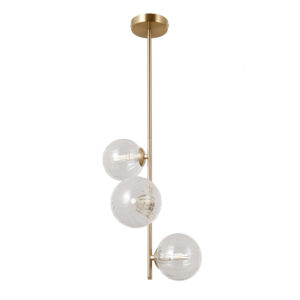 Pendant lamp Lux Toledo – modern pendant lamp in gold and steel