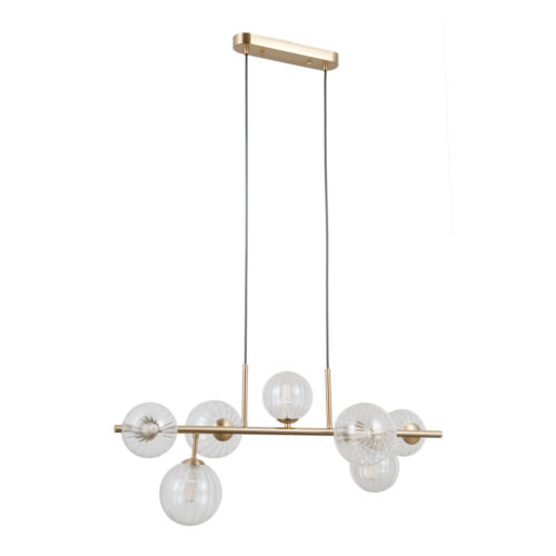 Pendant lamp Lux Toledo – modern pendant lamp in gold and steel