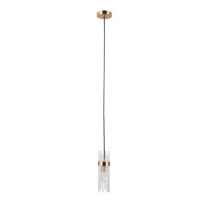 Pendant lamp Lux Taraso – modern pendant lamp in gold and steel