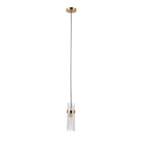 Pendant lamp Lux Taraso – modern pendant lamp in gold and steel