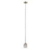 Pendant lamp Lux Torno – modern pendant lamp in gold and steel