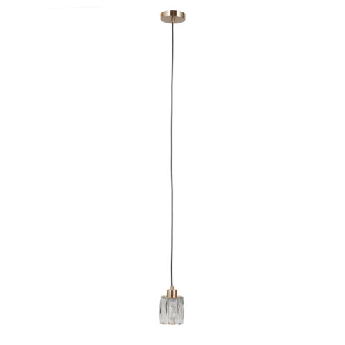 Pendant lamp Lux Torno – modern pendant lamp in gold and steel