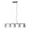 Pendant lamp Lux Simona 40w – modern pendant lamp in matt chrome and steel