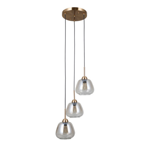 Pendant lamp Lux Felis – modern pendant lamp in gold and metal alloy