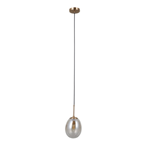 Pendant lamp Lux Meolo – modern pendant lamp in gold and metal alloy