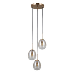Pendant lamp Lux Meolo – modern pendant lamp in gold and metal alloy