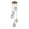 Pendant lamp Lux Meolo – modern pendant lamp in gold and metal alloy