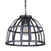 Pendant lamp Lux Calera 60w – modern pendant lamp in antique silver and metal
