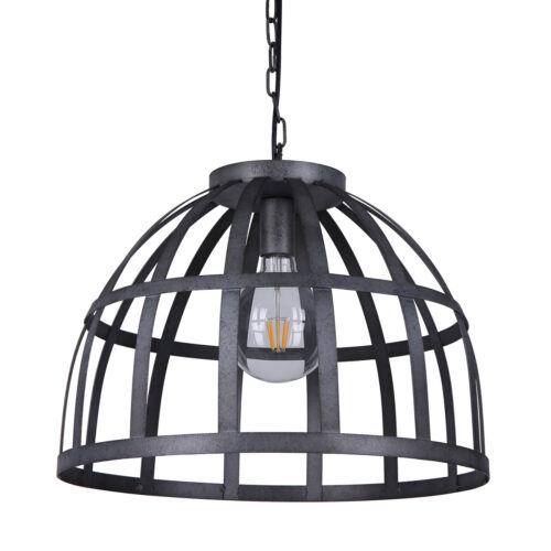 Pendant lamp Lux Calera 60w – modern pendant lamp in antique silver and metal