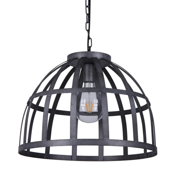 Pendant lamp Lux Calera 60w – modern pendant lamp in antique silver and metal