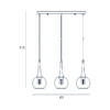 Pendant lamp Lux Favera 40w