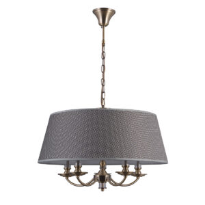 Pendant lamp Lux Zanobi – modern pendant lamp in antique bronze and steel