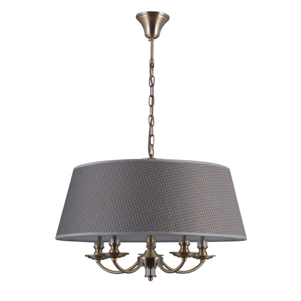 Pendant lamp Lux Zanobi – modern pendant lamp in antique bronze and steel