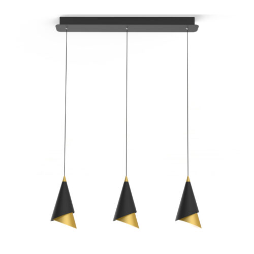 Pendant lamp Lux Raalto 21w – modern pendant lamp in black