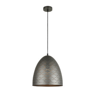 Pendant lamp Lux Leilani 40w – modern pendant lamp in grey and steel