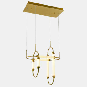 Pendant lamp Lux Degal – modern pendant lamp in coppery and steel