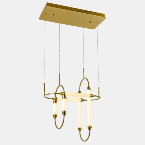 Pendant lamp Lux Degal – modern pendant lamp in coppery and steel