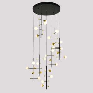 Pendant lamp Lux Helmond – modern pendant lamp in black