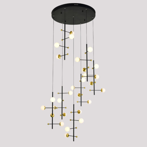 Pendant lamp Lux Helmond – modern pendant lamp in black