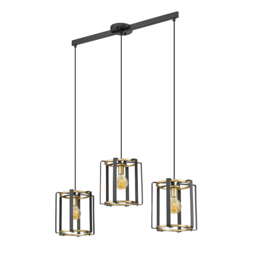 Pendant lamp Lux Primero 60w – modern pendant lamp in matt black