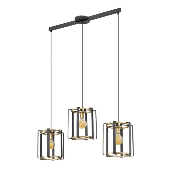 Pendant lamp Lux Primero 60w – modern pendant lamp in matt black