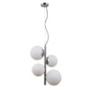 Pendant lamp Lux Riga – modern pendant lamp in chrome and steel