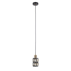 Pendant lamp Lux Menfi – modern pendant lamp in black