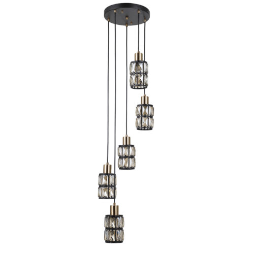 Pendant lamp Lux Menfi – modern pendant lamp in black