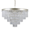 Pendant lamp Lux Verdes – modern pendant lamp in champagne gold and steel