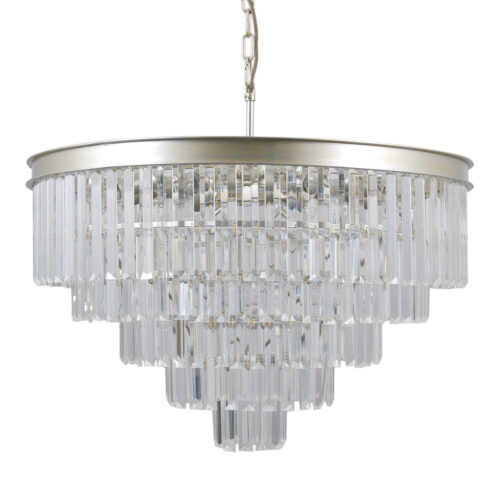 Pendant lamp Lux Verdes – modern pendant lamp in champagne gold and steel