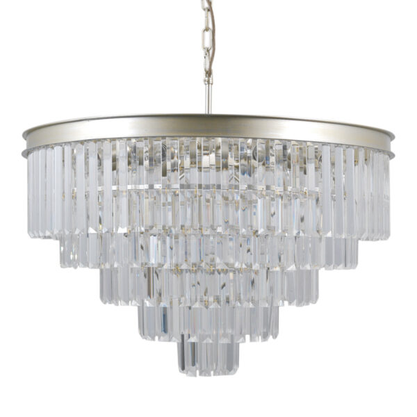 Pendant lamp Lux Verdes – modern pendant lamp in champagne gold and steel