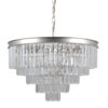 Pendant lamp Lux Verdes – modern pendant lamp in silver and steel