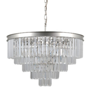 Pendant lamp Lux Verdes – modern pendant lamp in silver and steel