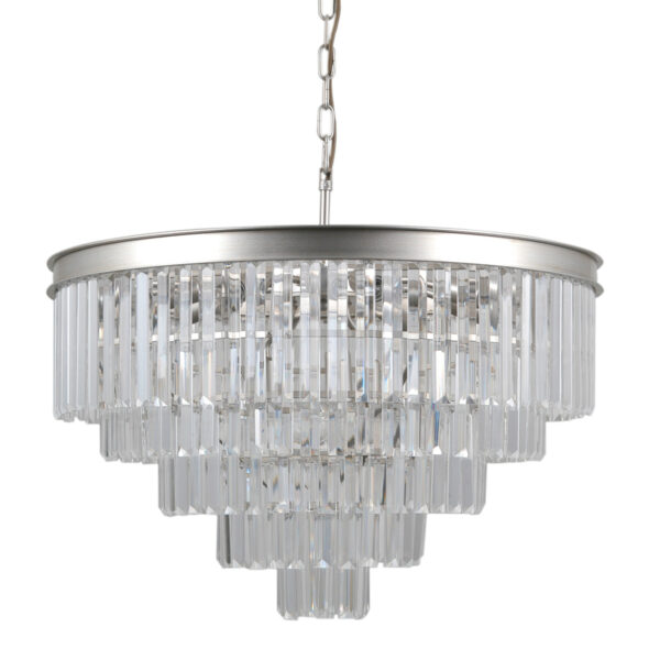 Pendant lamp Lux Verdes – modern pendant lamp in silver and steel