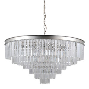 Pendant lamp Lux Verdes – modern pendant lamp in silver and steel