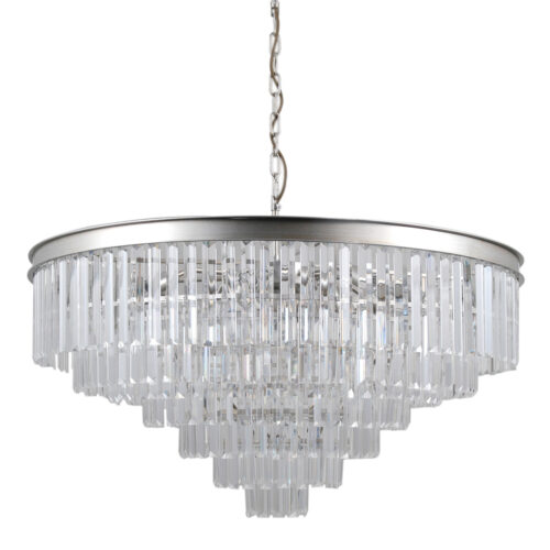 Pendant lamp Lux Verdes – modern pendant lamp in silver and steel
